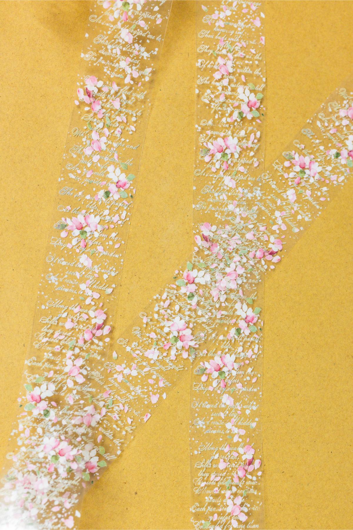 Floral Romance Transparent Tape