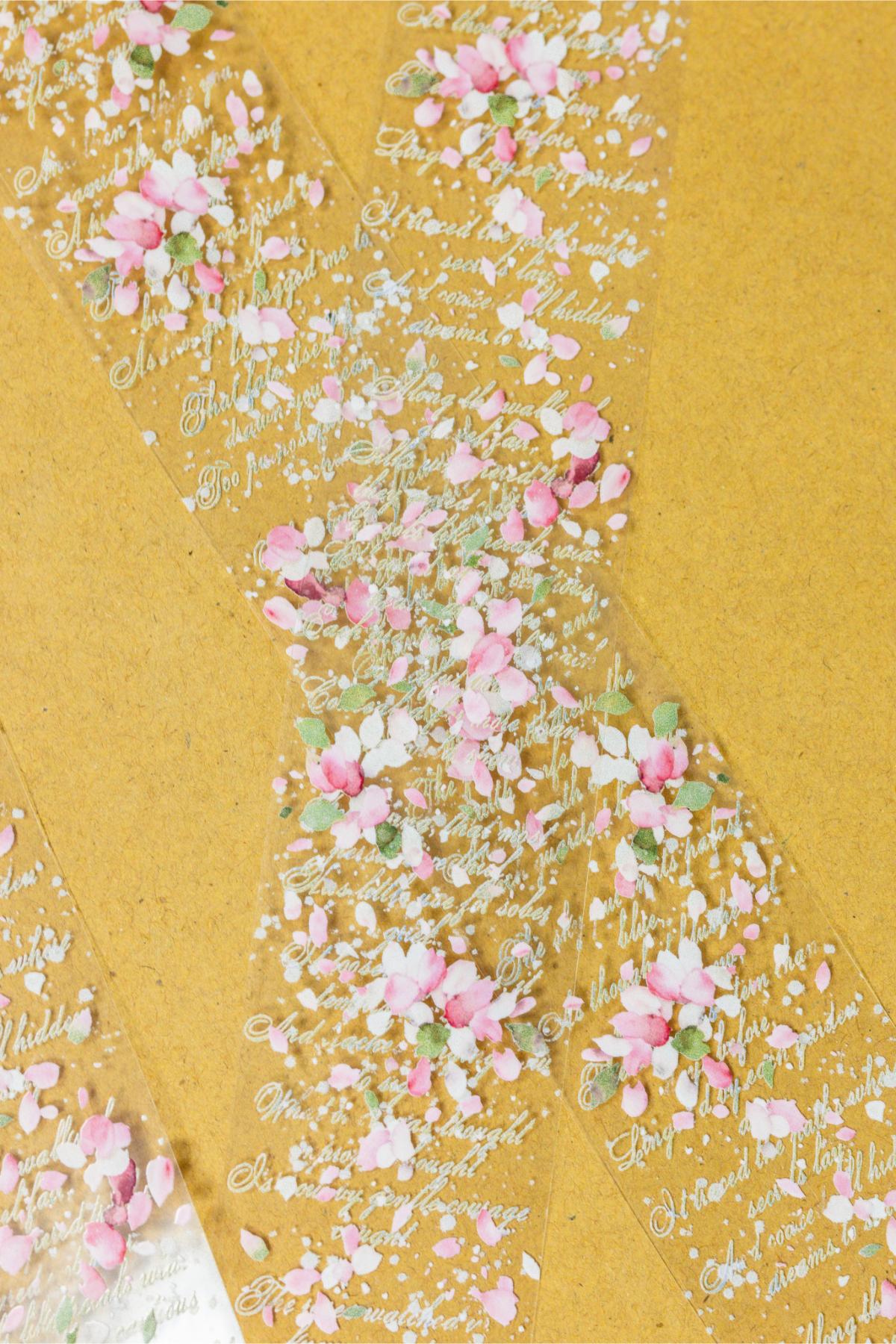 Floral Romance Transparent Tape