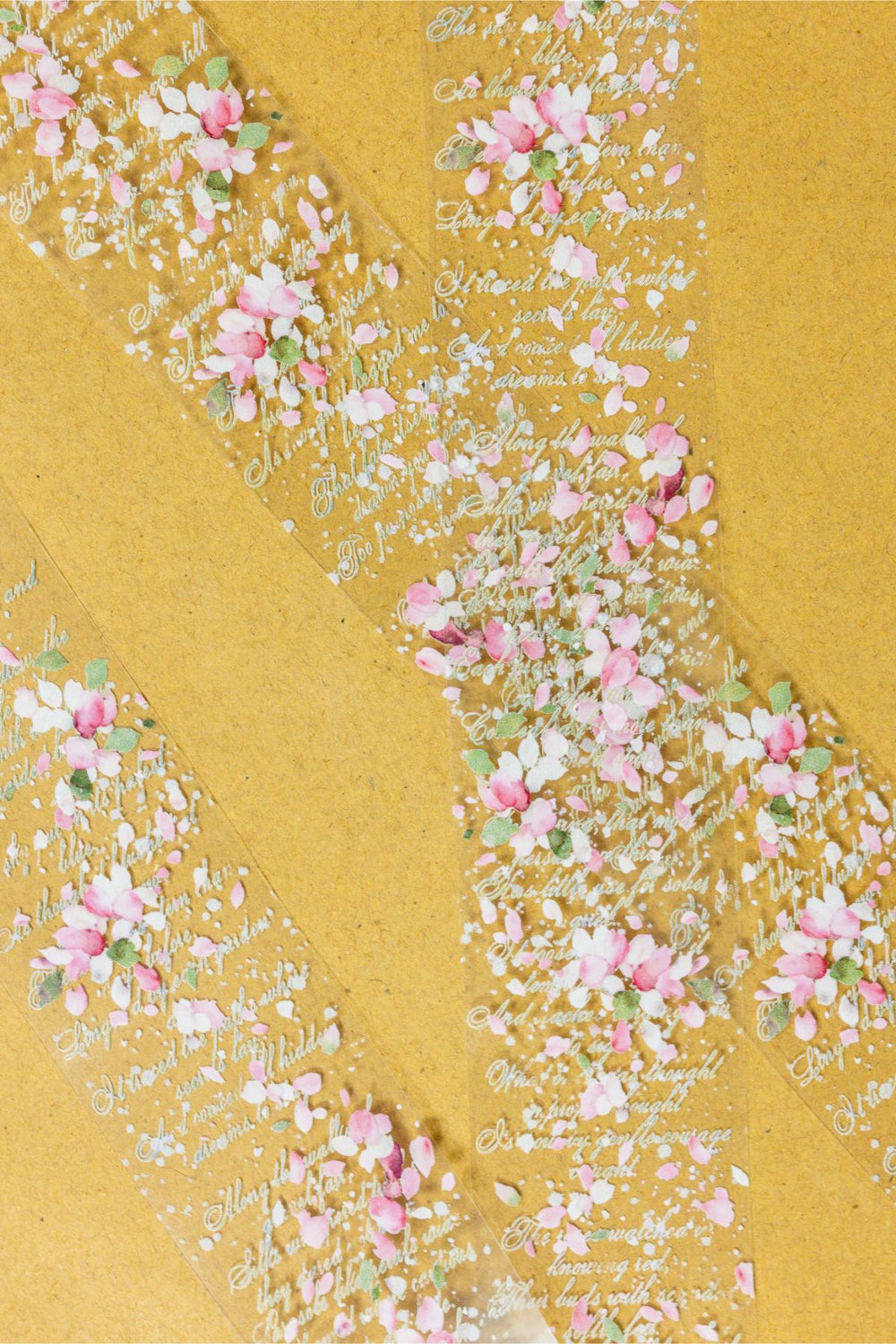 Floral Romance Transparent Tape