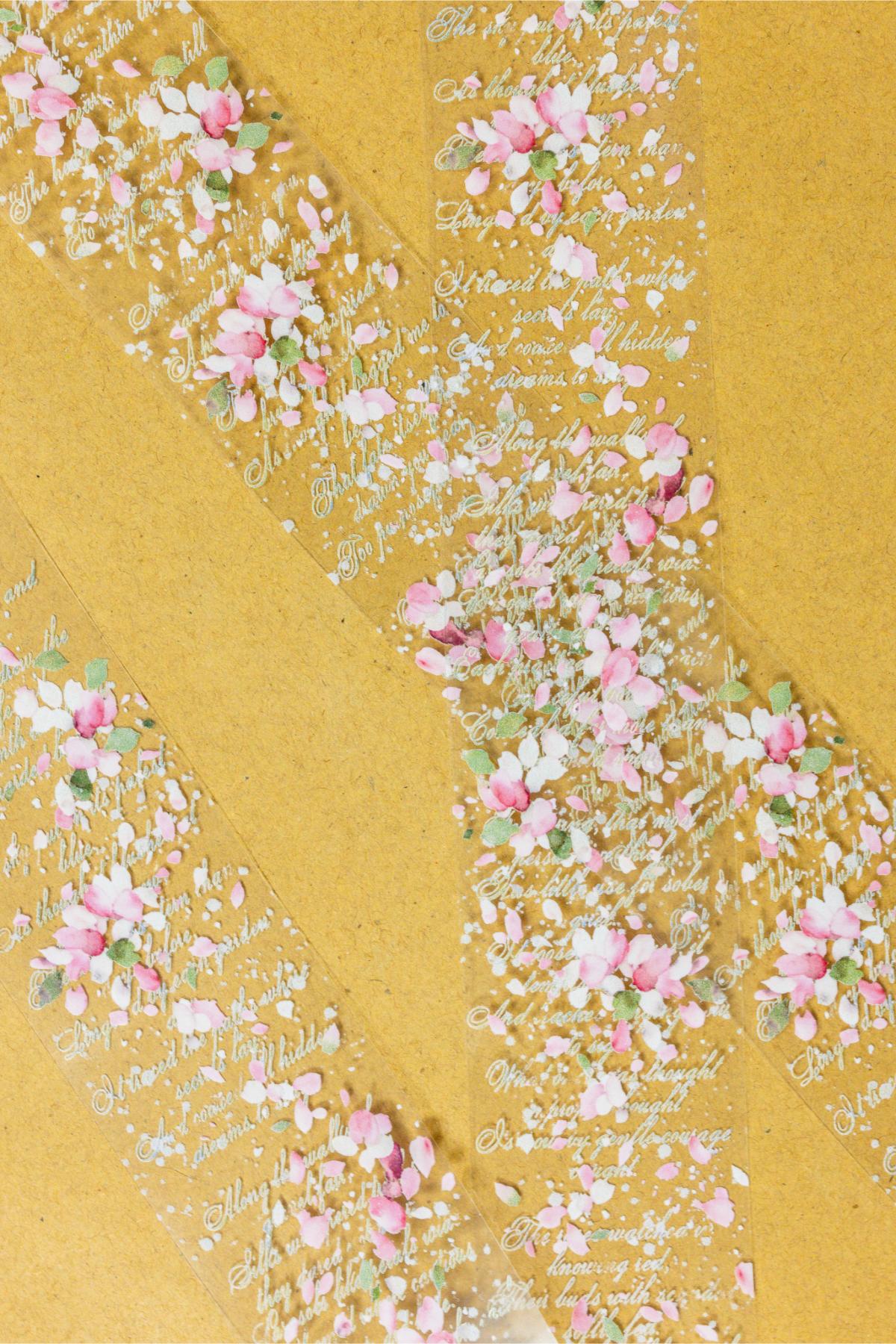 Floral Romance Transparent Tape