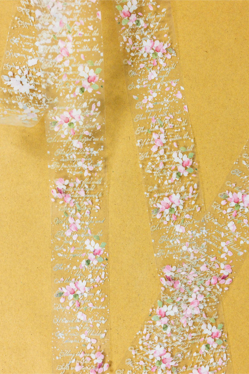 Floral Romance Transparent Tape