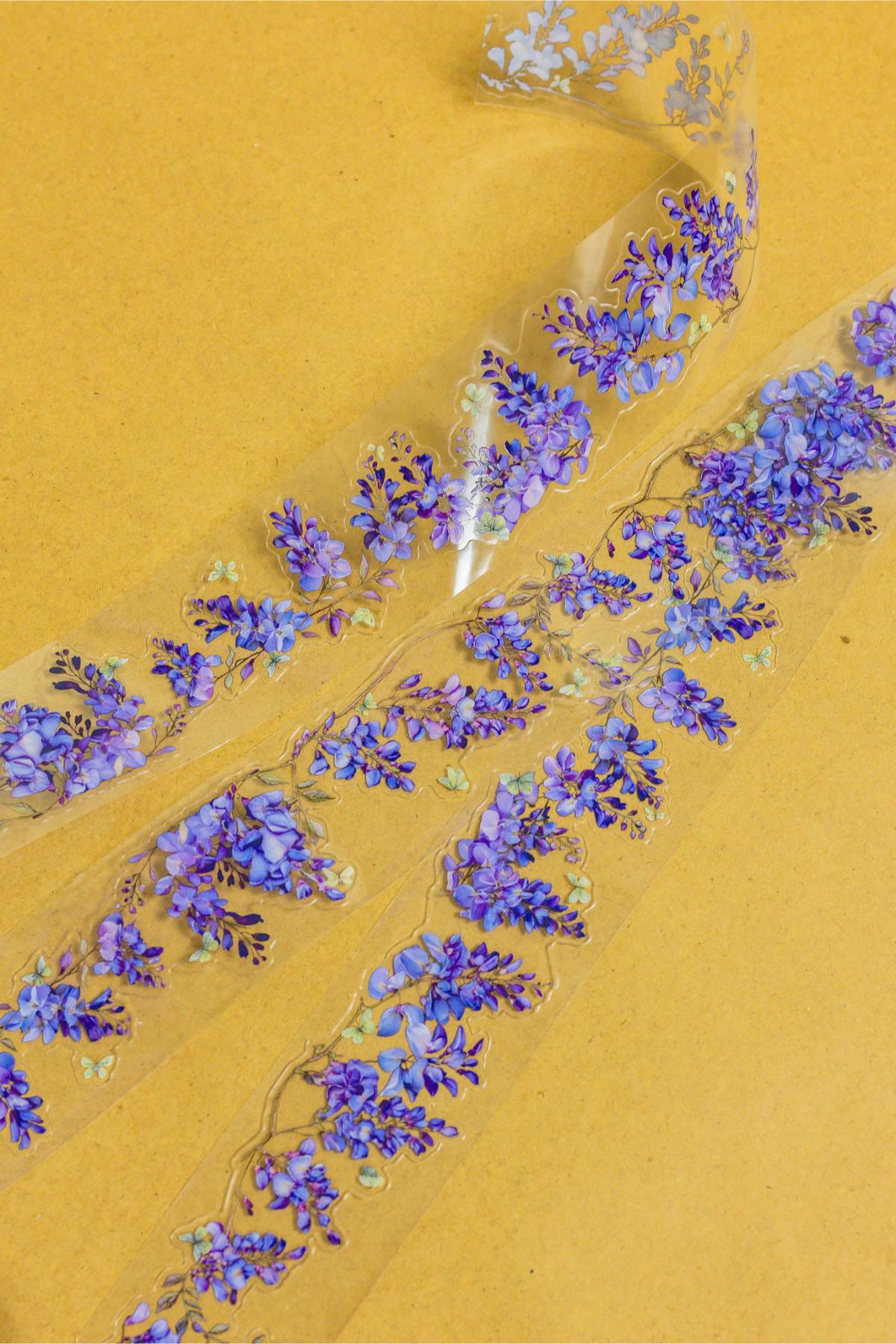 Wisteria Transparent Cutout Tape
