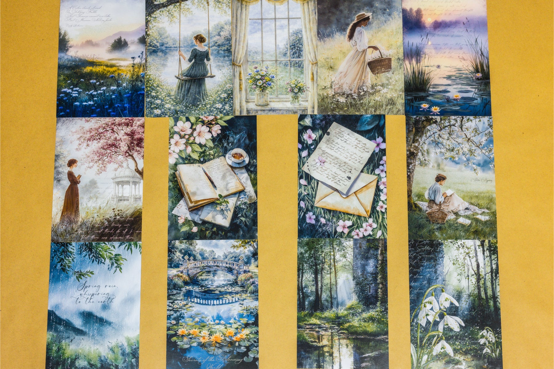 Secrets of the Blooming World Paper Set