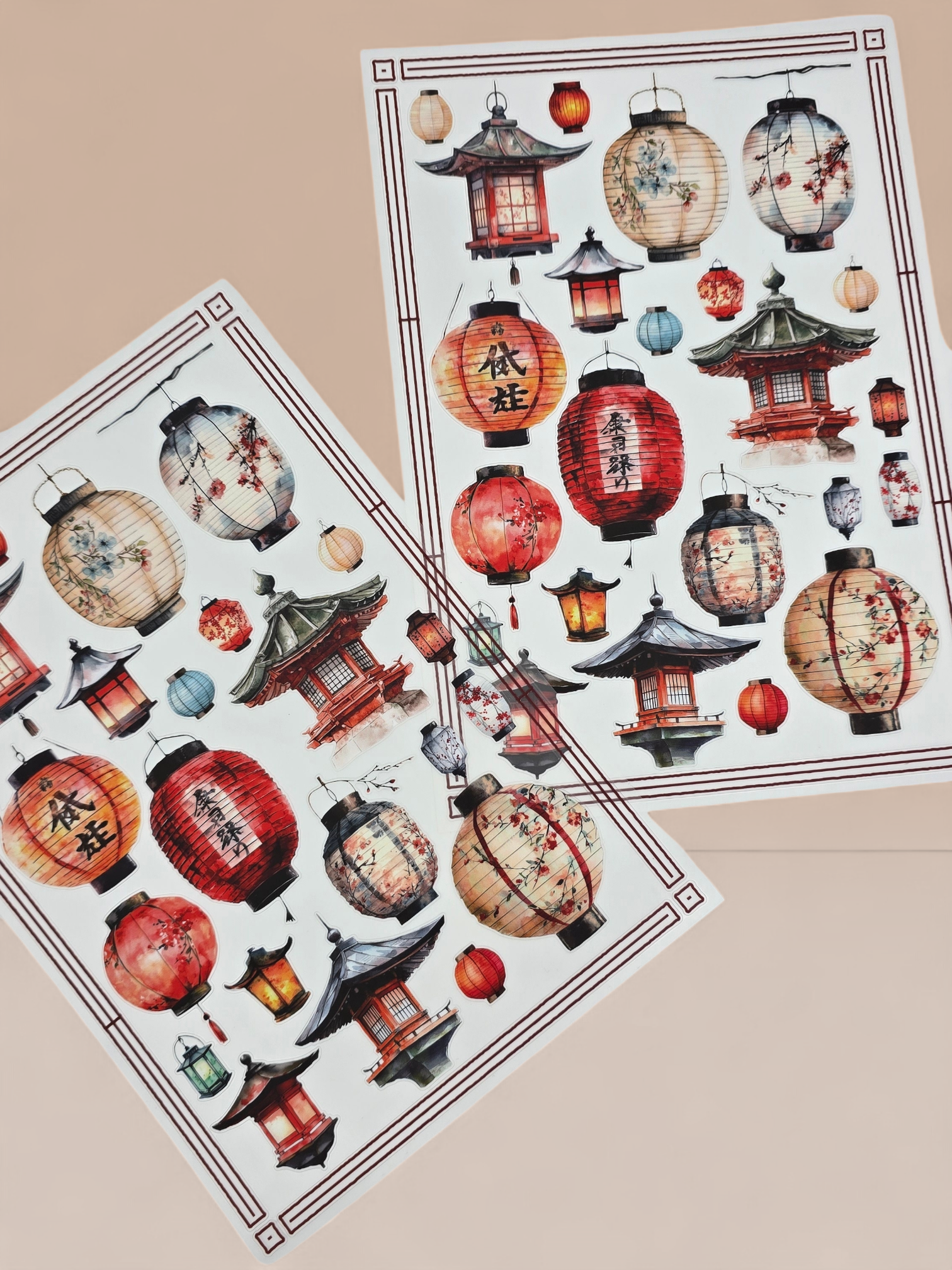 Lanterns Sticker Sheet