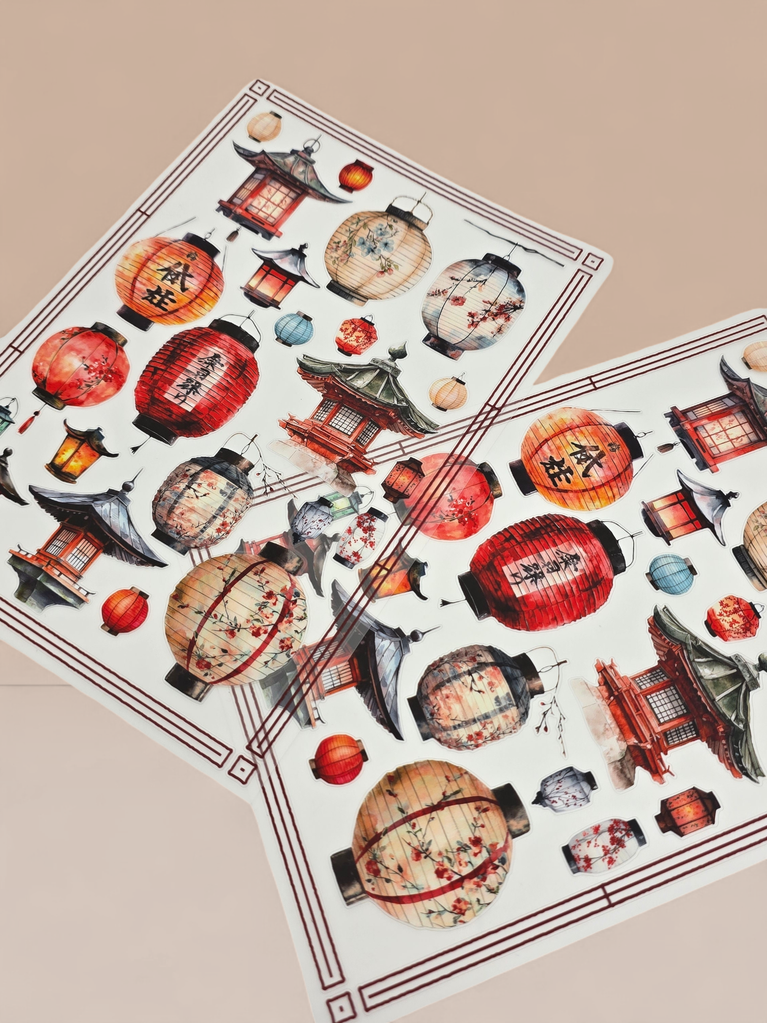 Lanterns Sticker Sheet