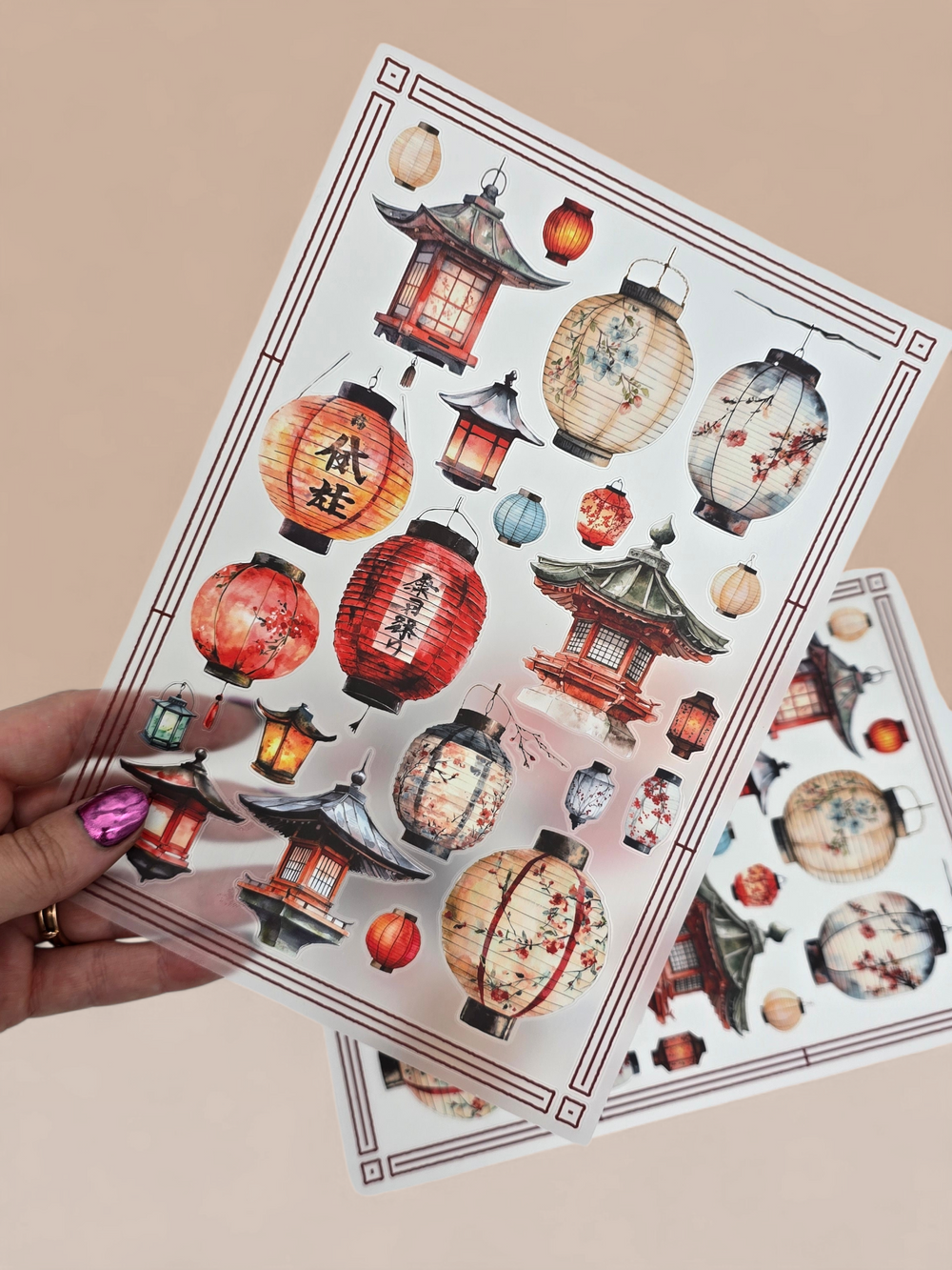 Lanterns Sticker Sheet