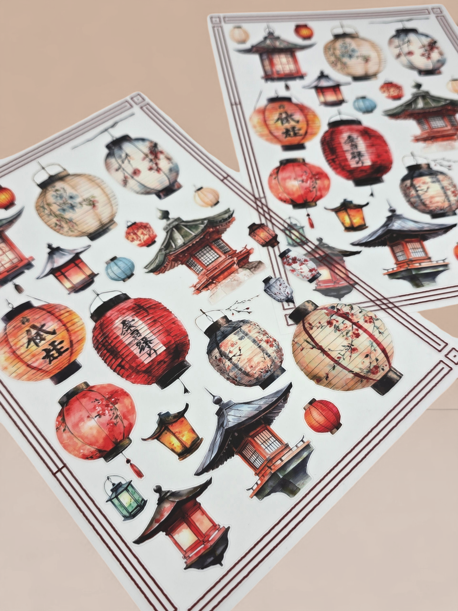 Lanterns Sticker Sheet