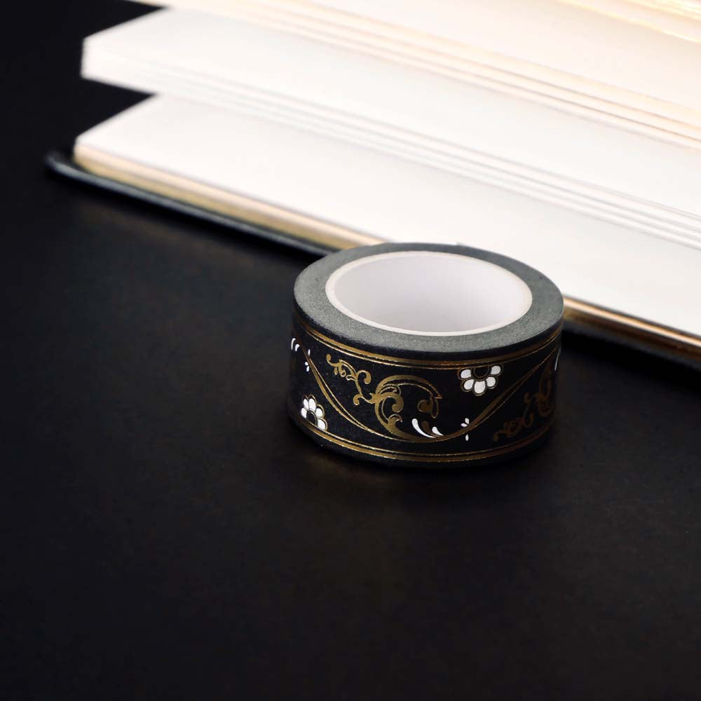 Scriptus Washi Tape - Black - Pre-order - 3