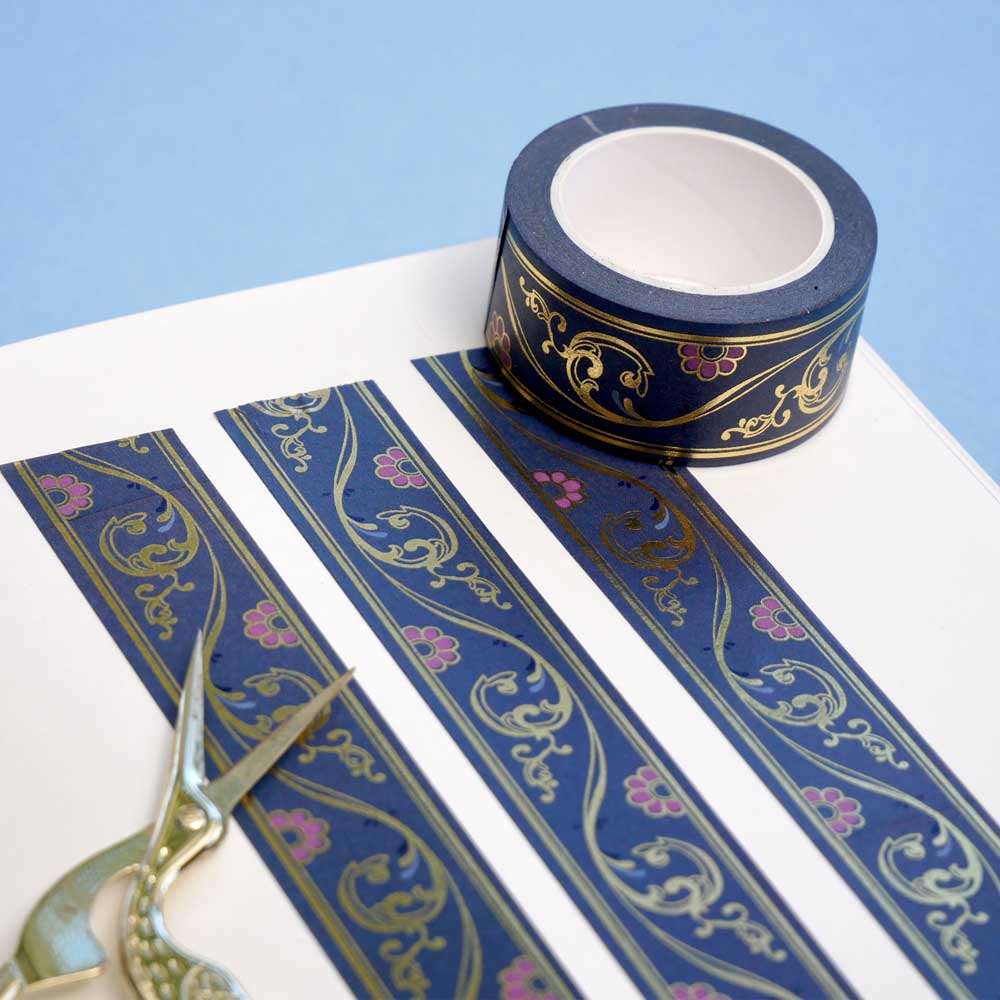 Scriptus Washi Tape - Royal Blue - Pre-order - 2