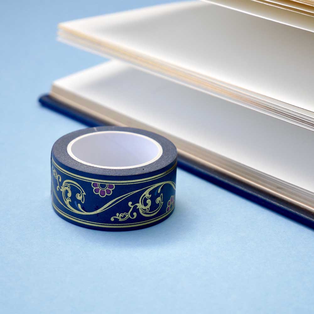 Scriptus Washi Tape - Royal Blue - Pre-order - 3