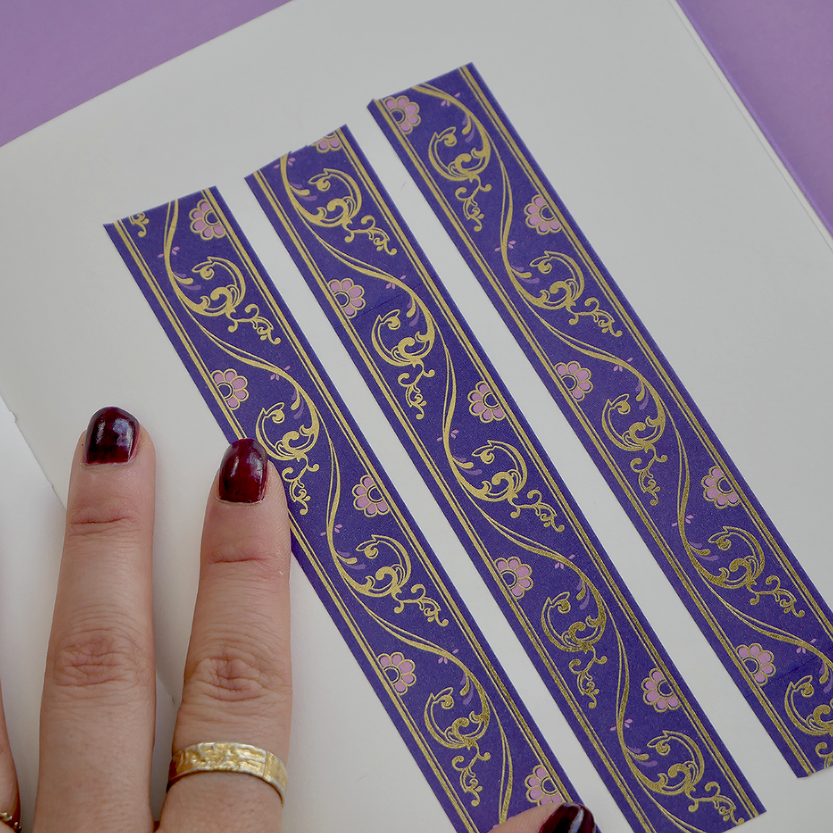 Scriptus Washi Tape - Wisteria - Pre-order - 2
