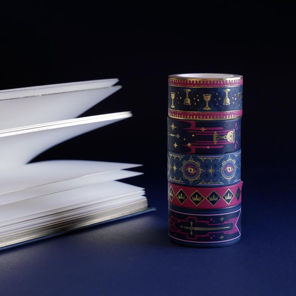 Serpents & Swords Washi Tape Set - Blue - Pre-order