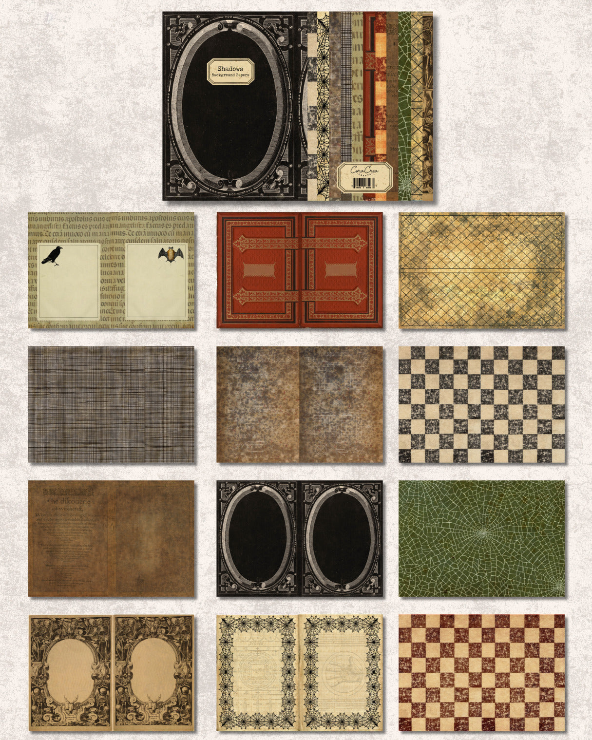 Shadows Background Paper Booklet