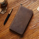 Crazy Horse Leather Zip Pen Case