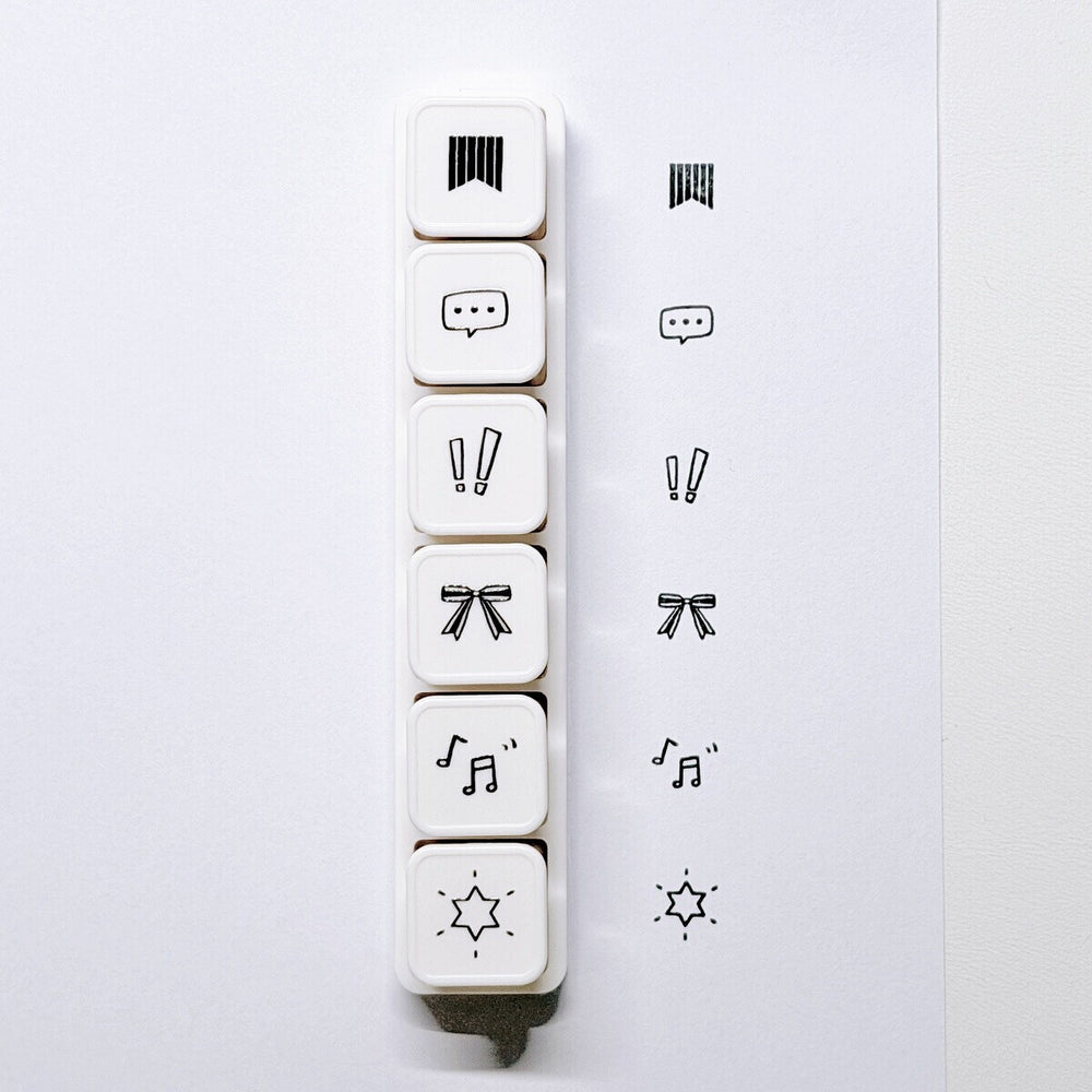 Little Accent Push Stamps - detail 1