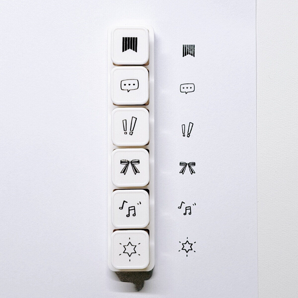 Little Accent Push Stamps - detail 1