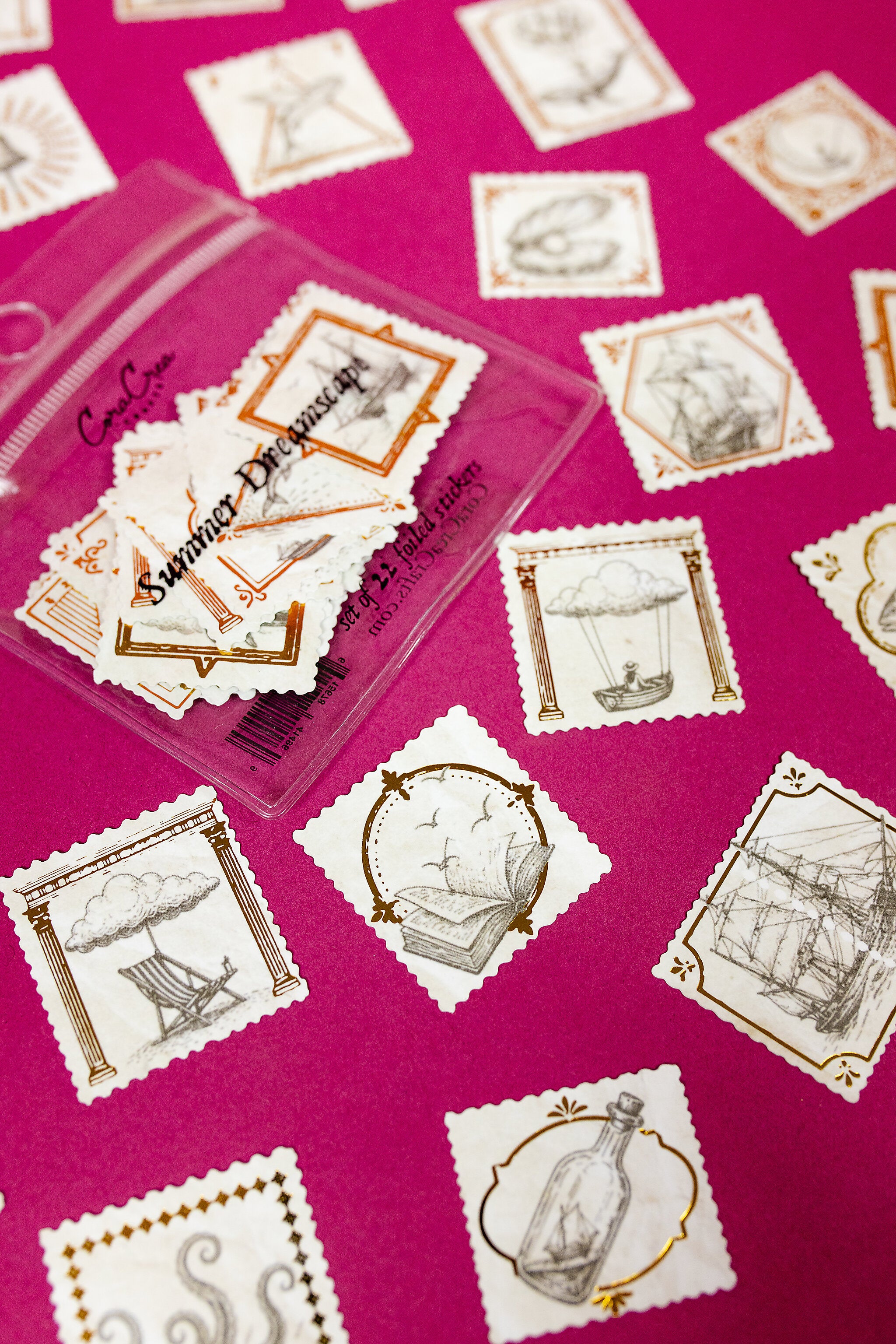 Summer Dreamscape Foiled Sticker Pack