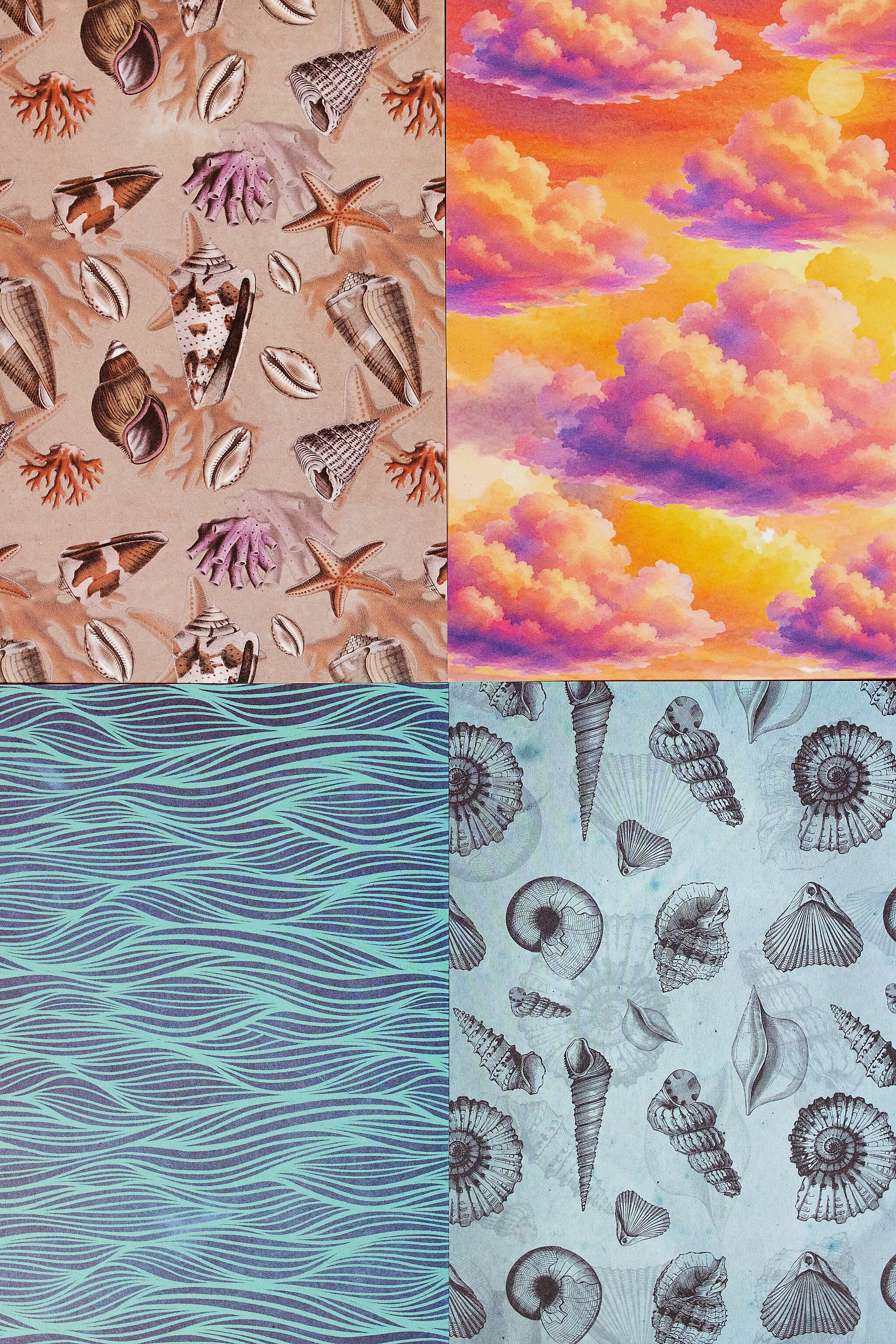 Summer Pattern Paper Set