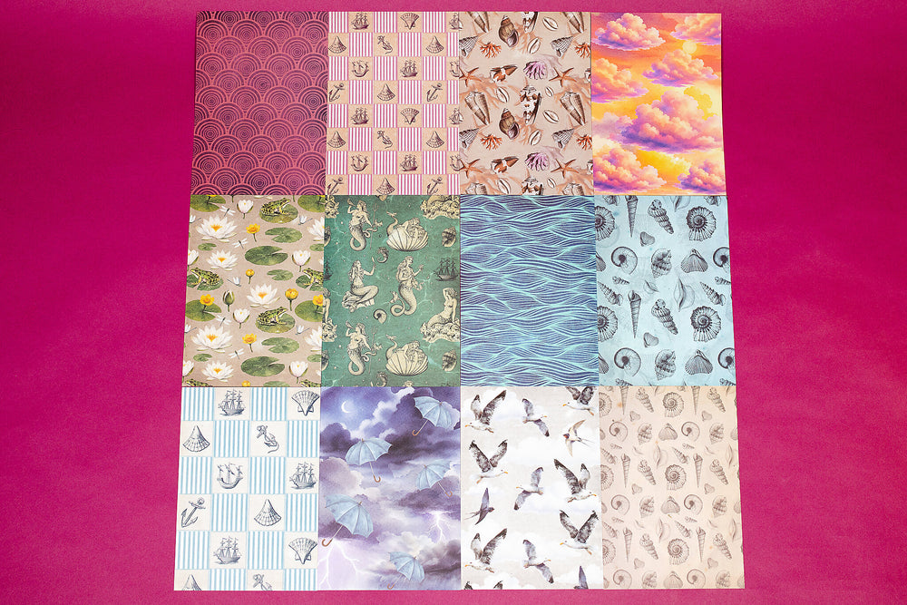 Summer Pattern Paper Set