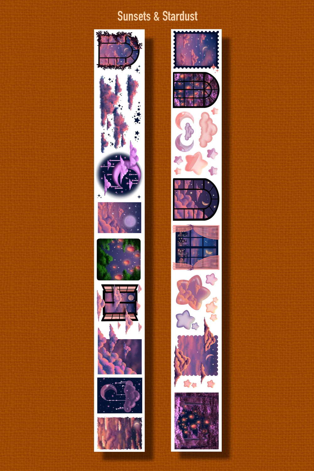 Sunsets & Stardust Transparent Tape
