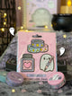 Pastel Halloween 3-piece patch set in its packaging