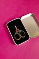 Tiny Scissors - Ornate Bronze