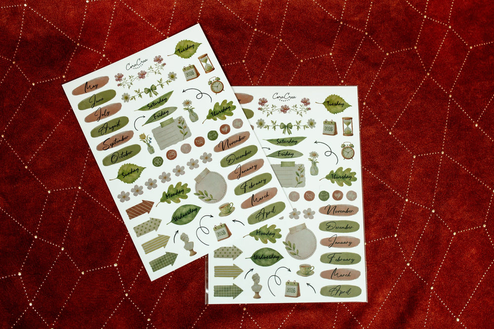 Planner Stickers Sticker Sheet