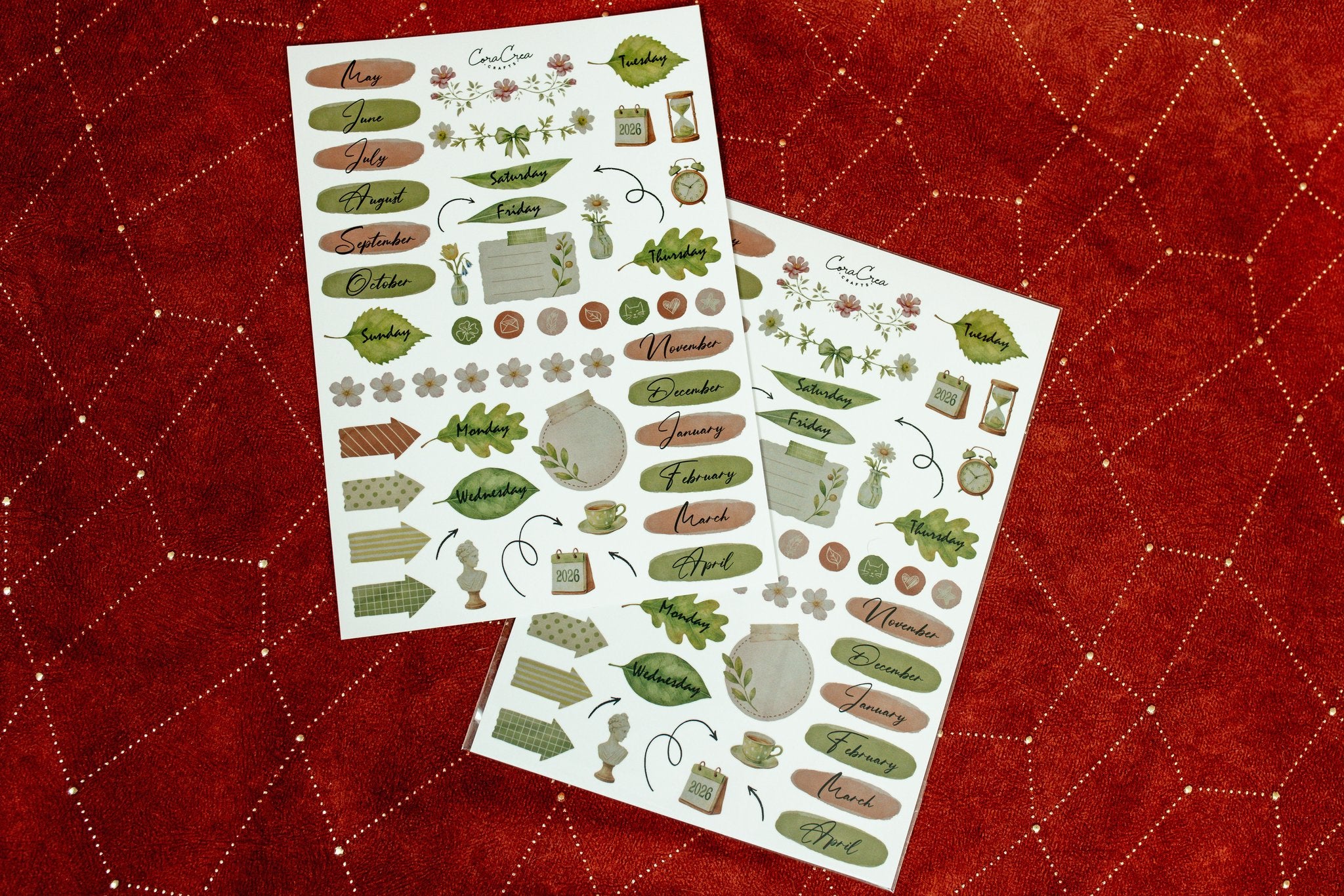 Planner Stickers Sticker Sheet