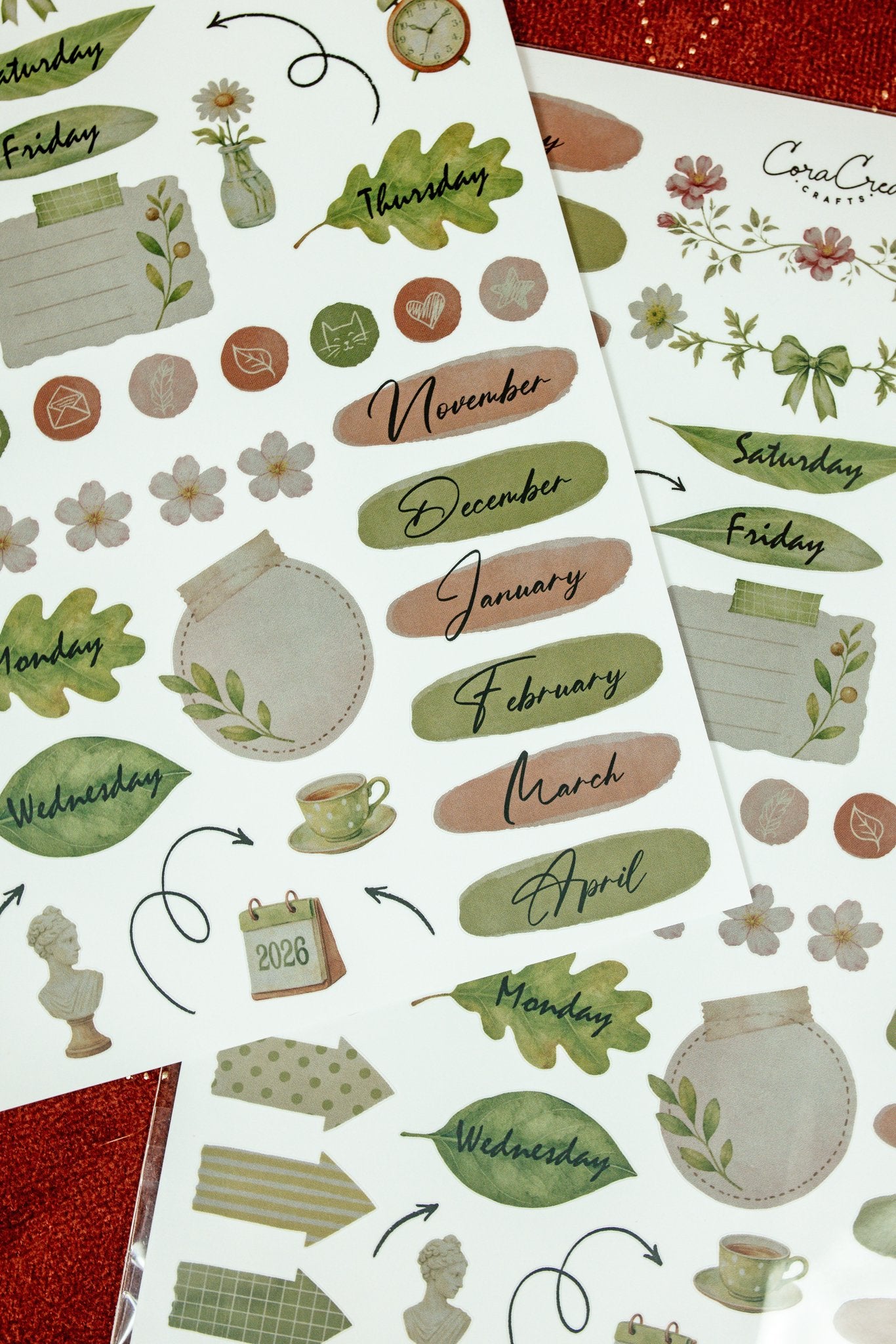 Planner Stickers Sticker Sheet