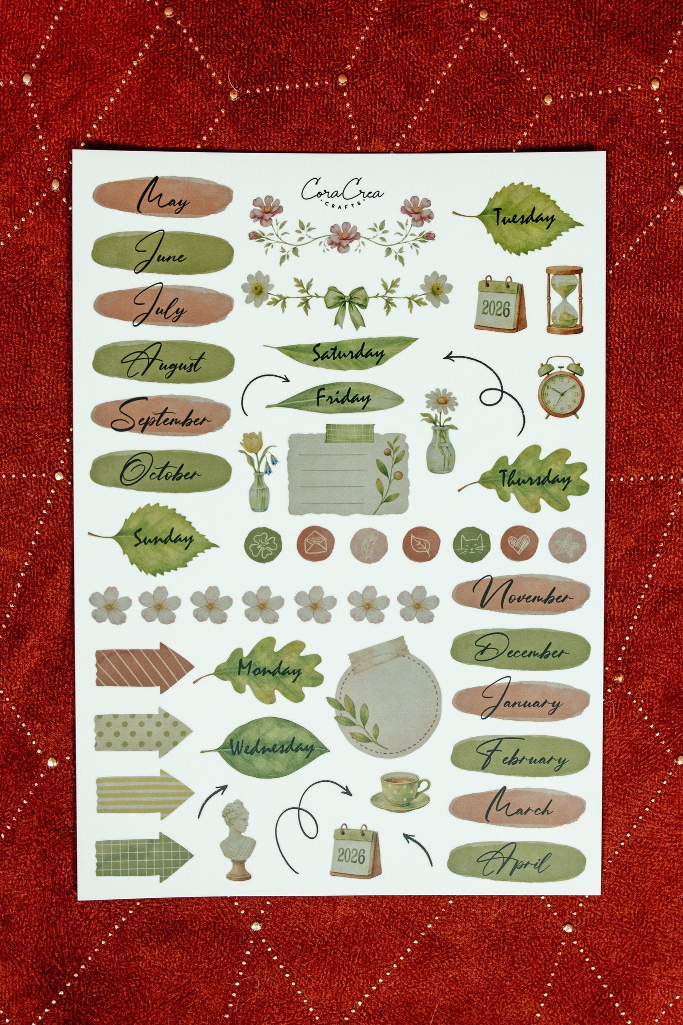 Planner Stickers Sticker Sheet