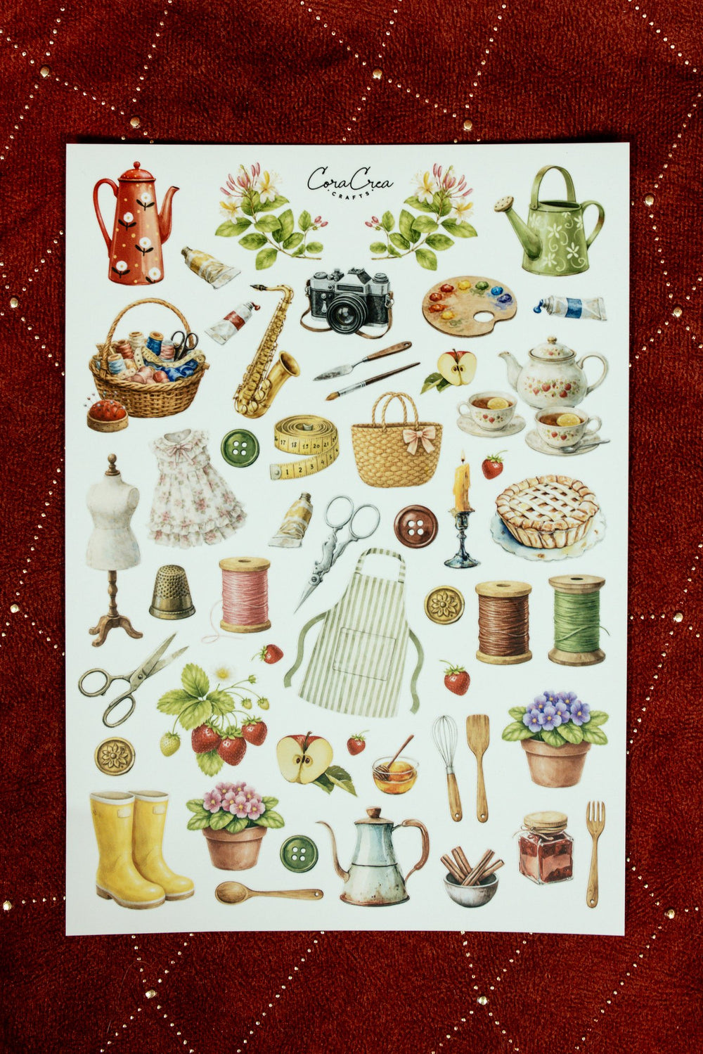 Spring Hobbies Sticker Sheet