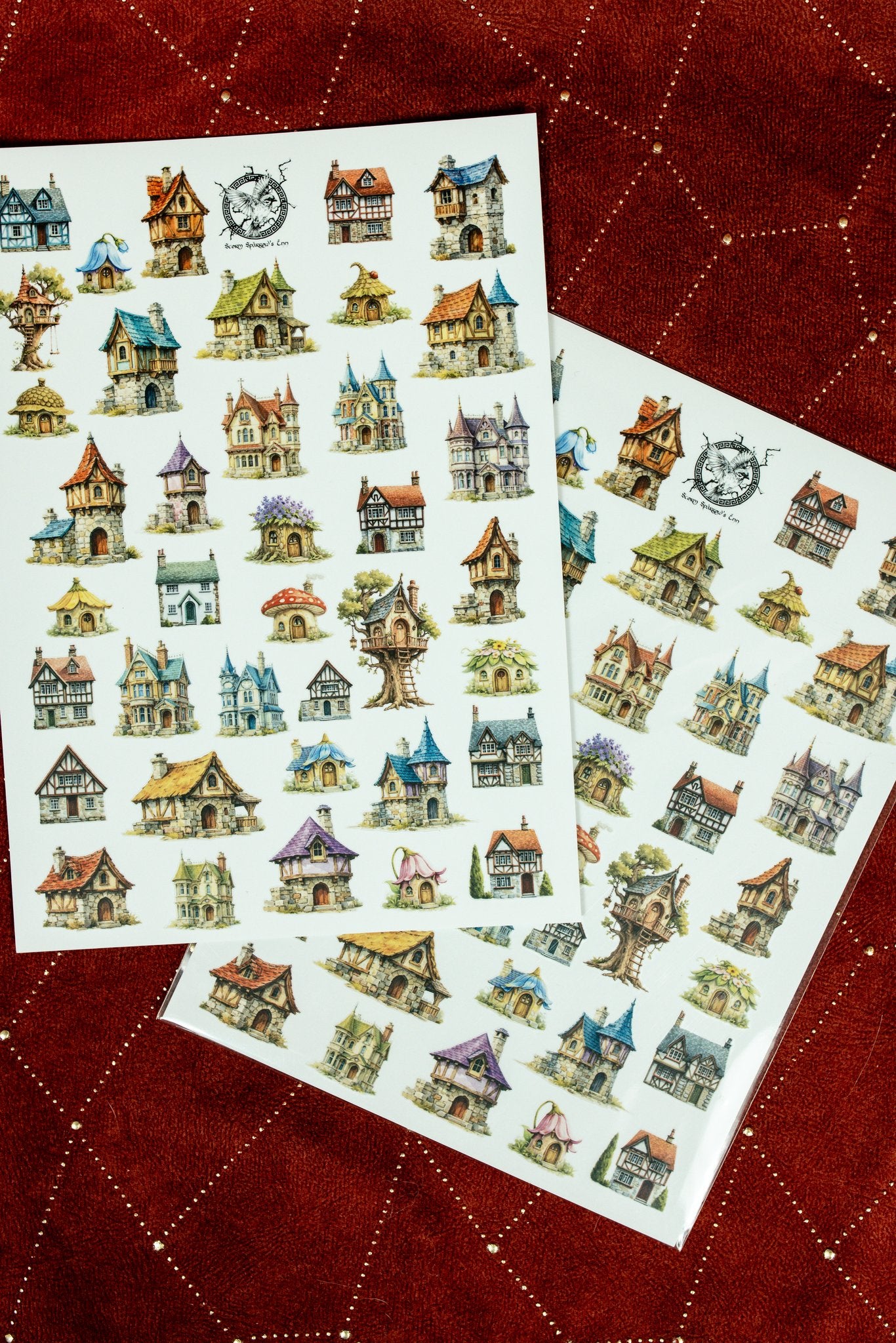 Tiny Little Houses Sticker Sheet