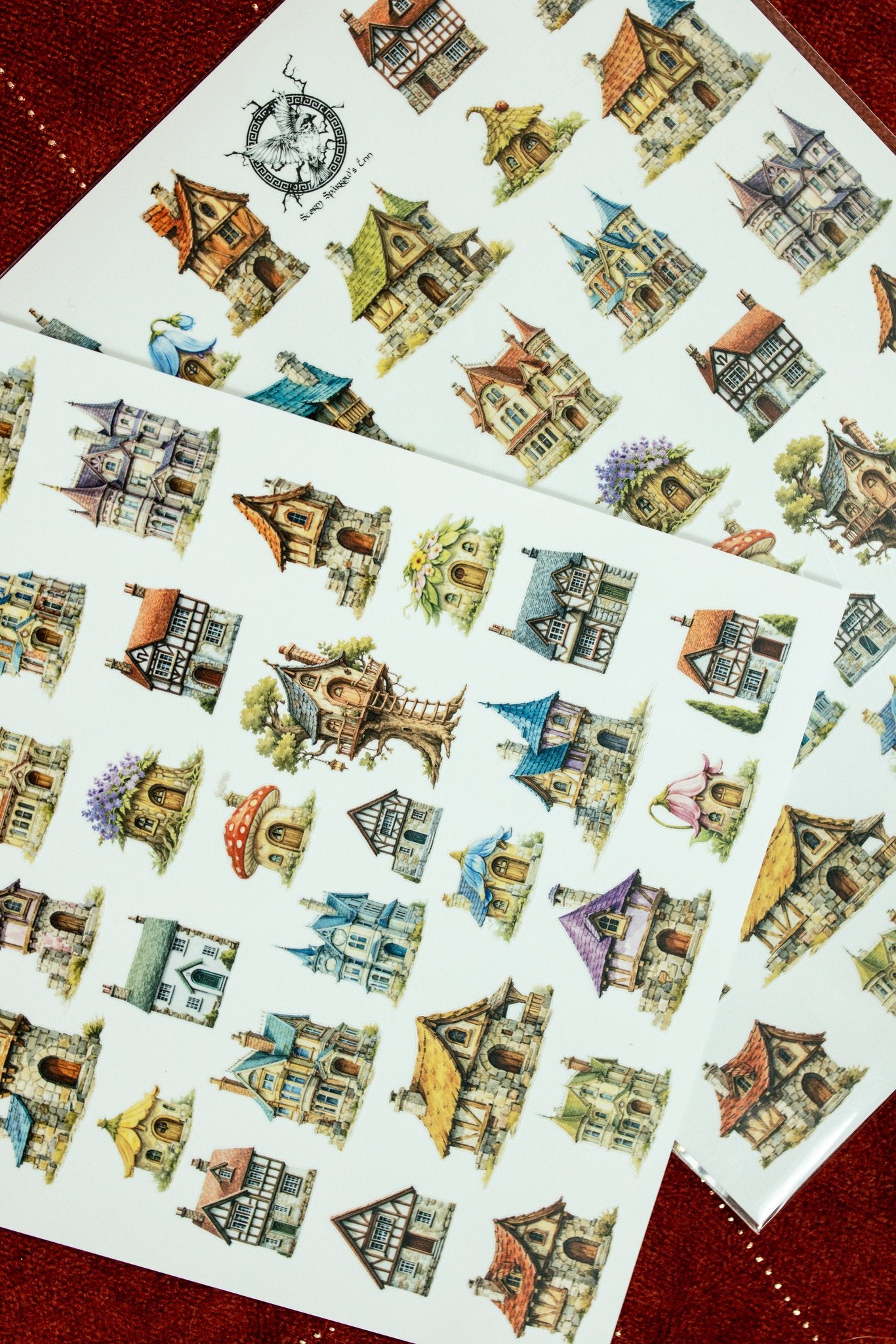 Tiny Little Houses Sticker Sheet