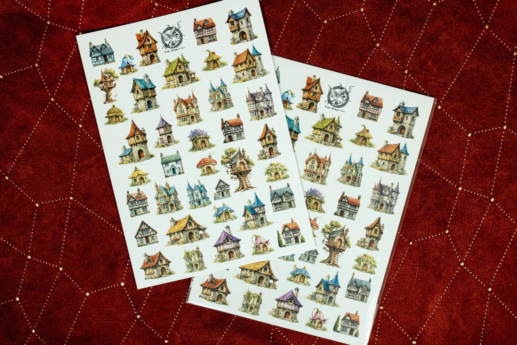 Tiny Little Houses Sticker Sheet