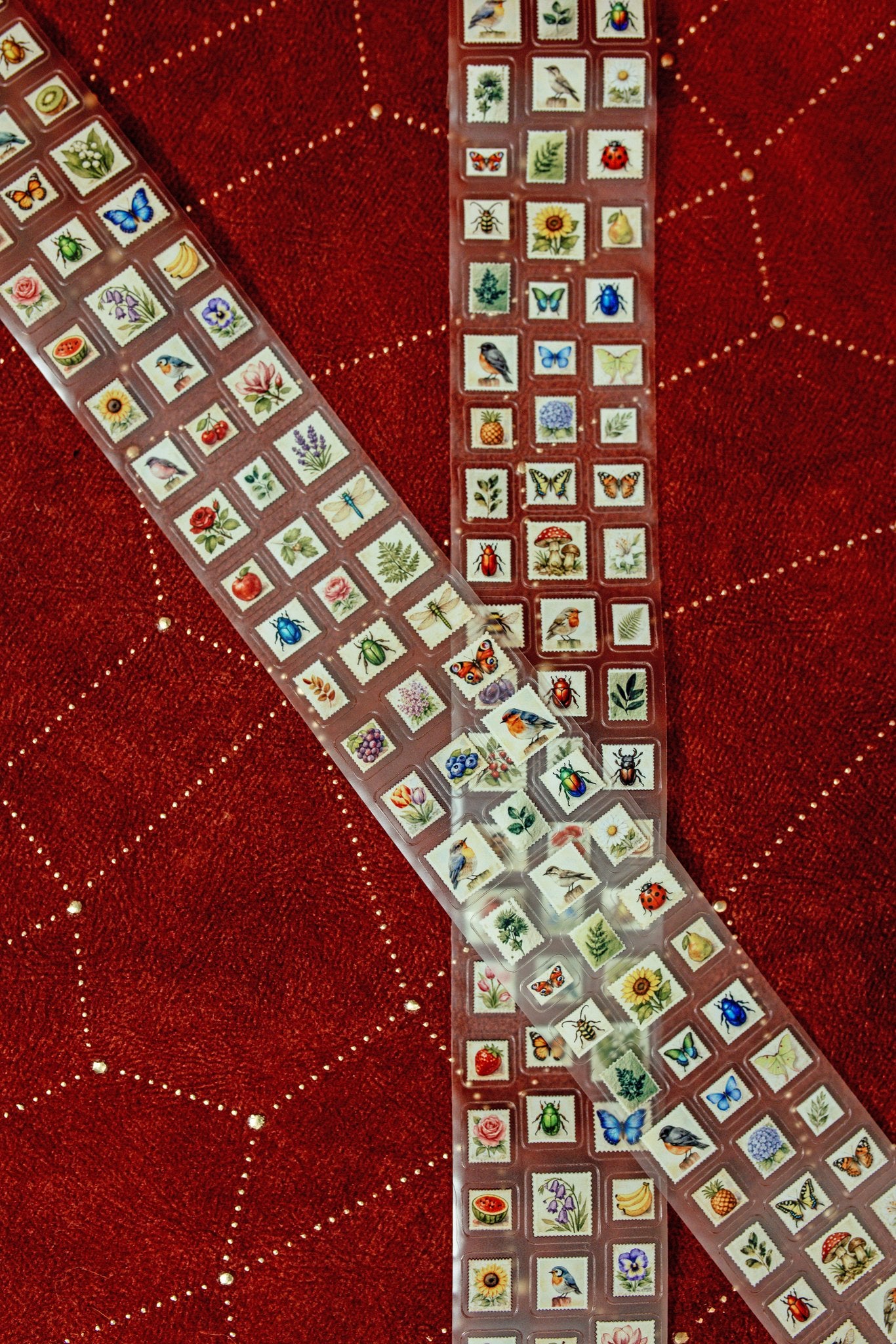 Mini Postage Stamps Transparent Tape