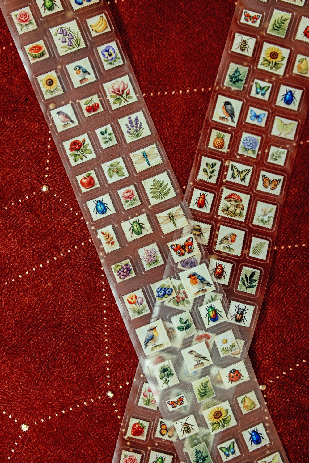 Mini Postage Stamps Transparent Tape